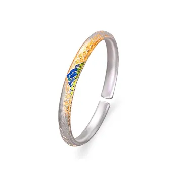 FMC S999 Fine Silver Practical Bangle Unisex