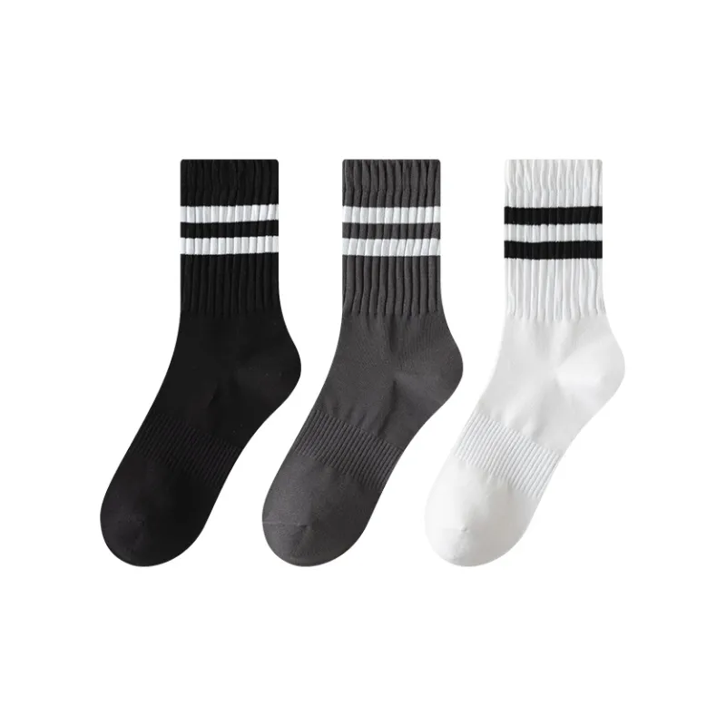 AOKANG Mid Calf Socks Men's 3 Pack-0