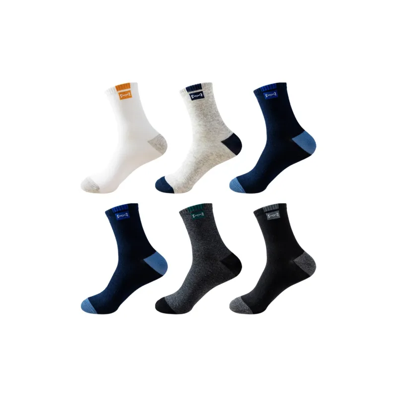 MIIOW Mid Calf Socks Unisex 6 Pack-3