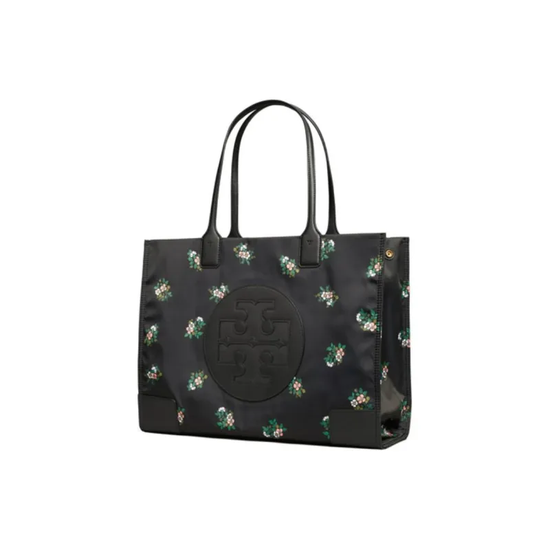 TORY BURCH Ella Polyester Handbag Women's Black-2