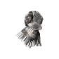 Black Gray-Skin-Friendly Soft Premium Elegance Scarf