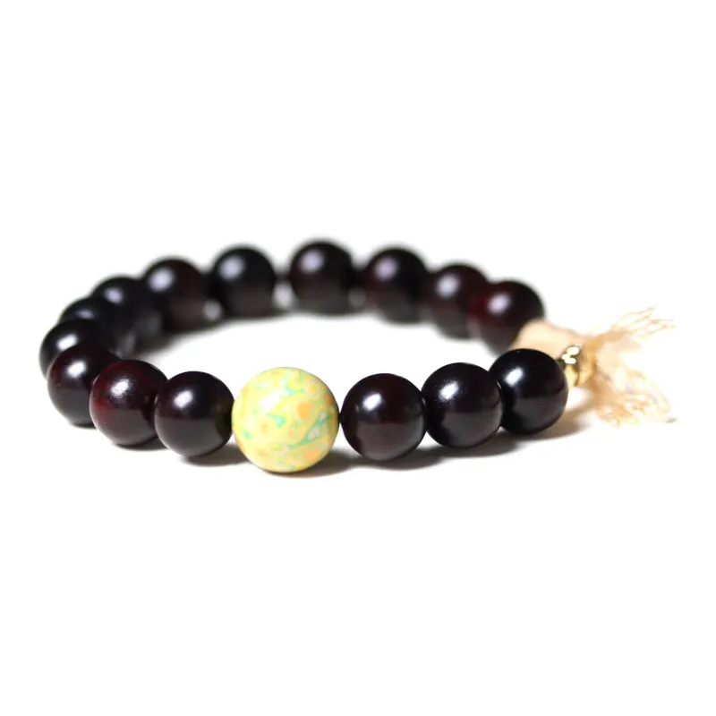 LINKY Laboratory Small Leaf Red Sandalwood Bracelets Unisex-19