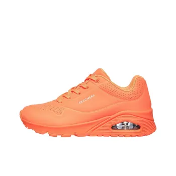 Skechers Uno Cushioned Slip Resistant Low Top Running Shoes Women's Orange