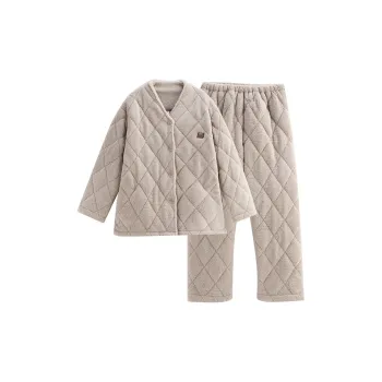 Same Language Pajama Set Women's Khaki