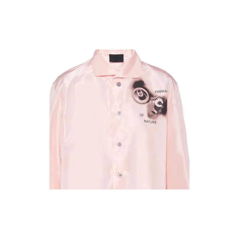 PRADA Shirts Men Pink-3