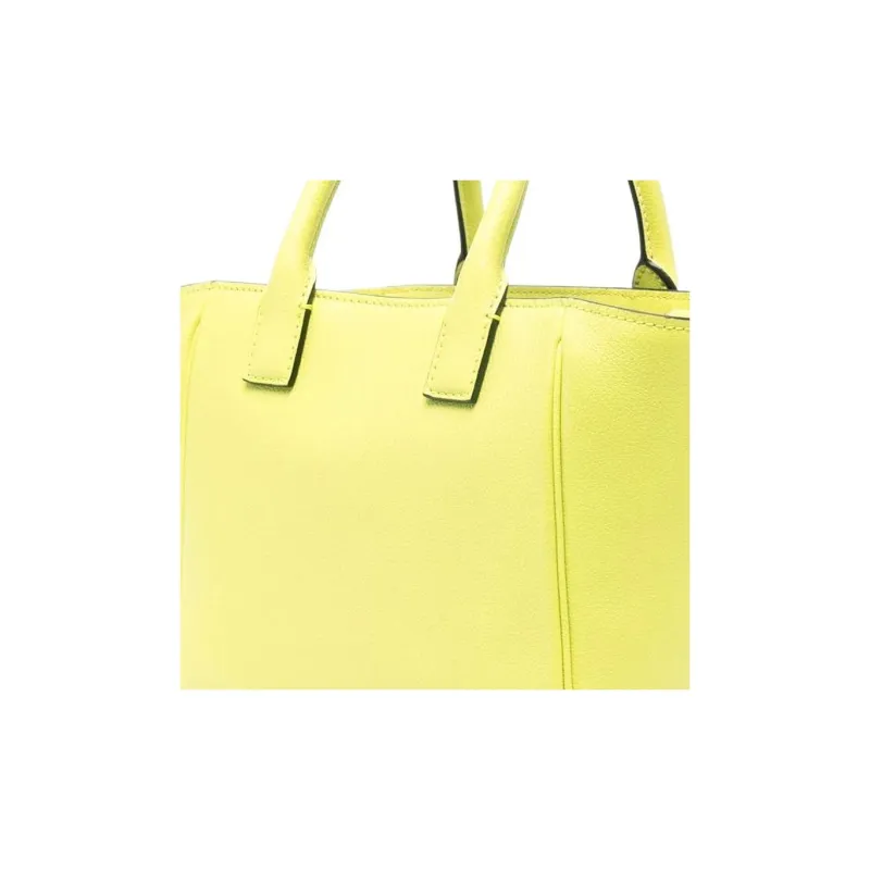 VERSACE VERSACE Calfskin Handbags Shoulder Bags Women's Yellow-4