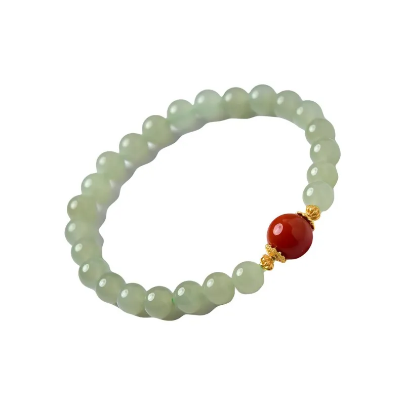 Tokai Family Hetian Jade Bracelets Pale Greenish White Jade Women's-1