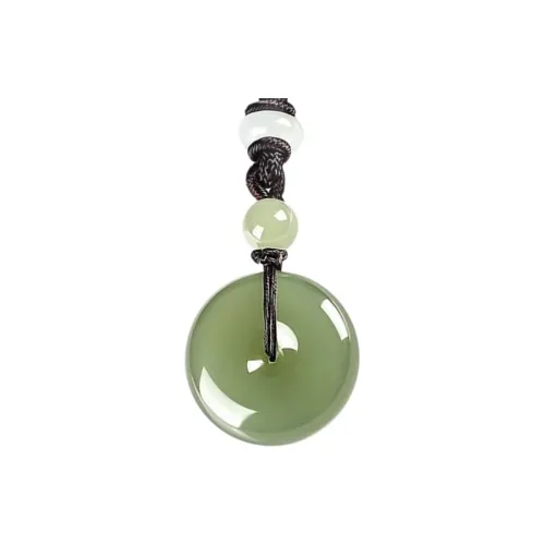 Ingenuity Necklaces Pale Greenish White Jade Unisex