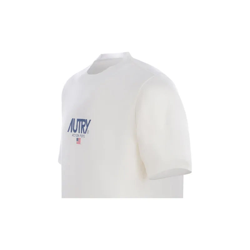 AUTRY Logo Printed Crewneck T-Shirt-6