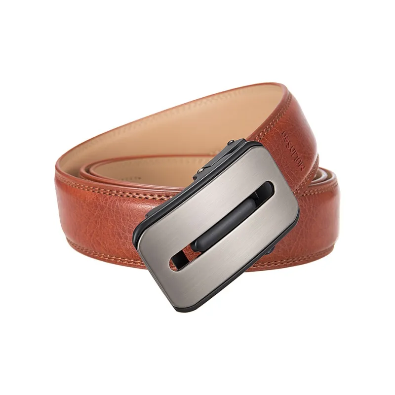 Mulinsen Alloy+Cow Split Leather Leather Belts Unisex 3 8-3