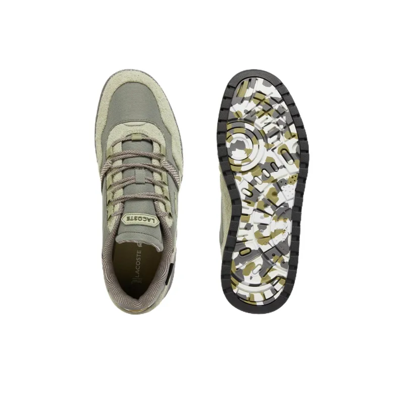 LACOSTE T-Clip Slip-Resistant Low-Top Skateboard Shoes Men's Green-4