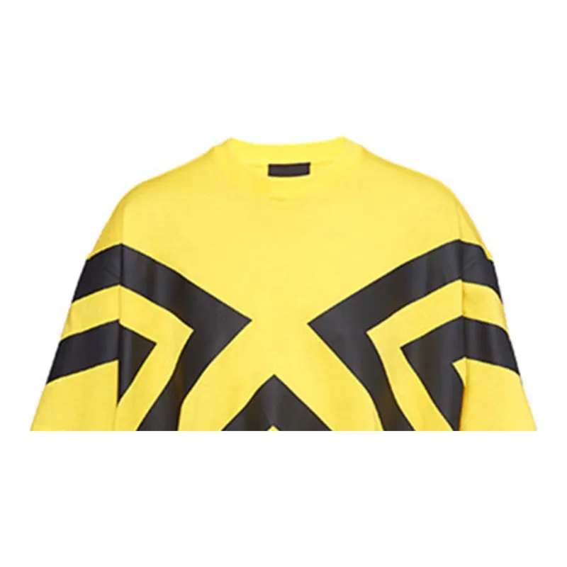 PRADA T-Shirts Men Yellow-4