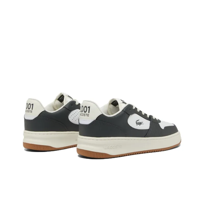 LACOSTE L001 Warm Low-Top Skateboard Shoes Men's Dark Gray-2