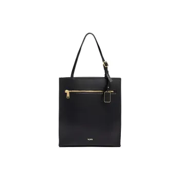 TUMI Voyageur Leather Handbag Tote Women's Black