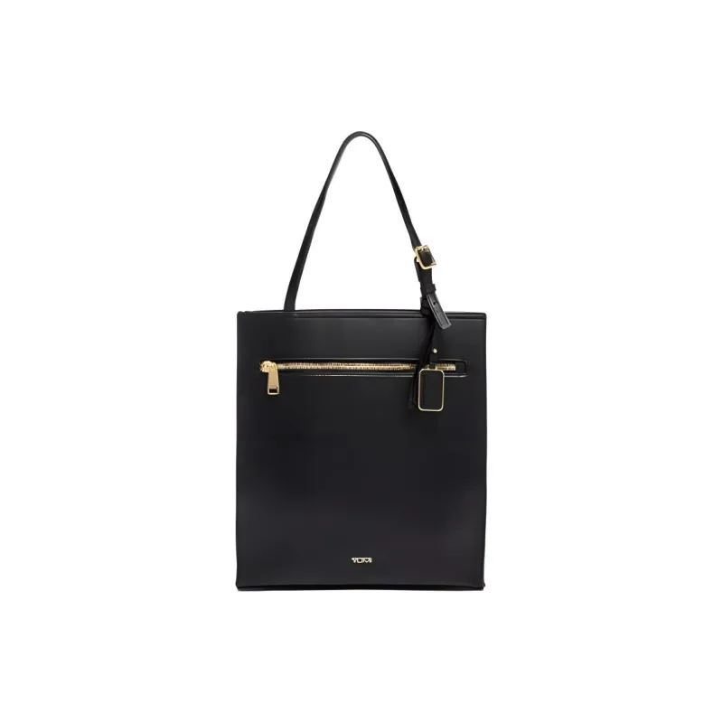 TUMI Voyageur Leather Handbag Tote Women's Black-0