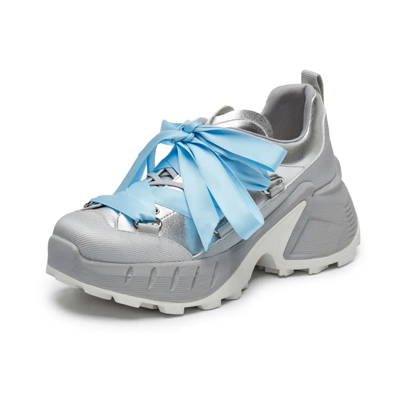 Staccato Butterfly Island Collection Cushioning, Wear Resistant Low Top Chunky Sneakers Women's-1