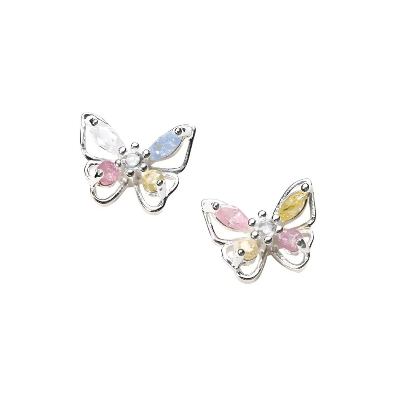 KANSAI Zircon Stud Earrings Women's-0