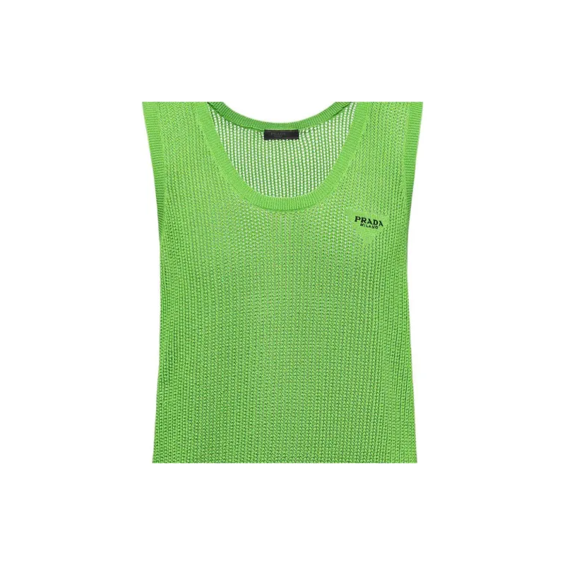 PRADA Tank Tops Men Green-3