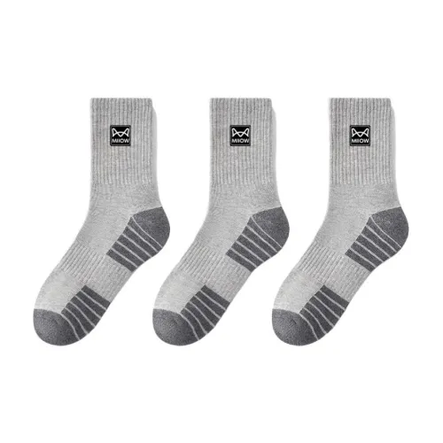 MIIOW Mid Calf Socks Men's Combo Set