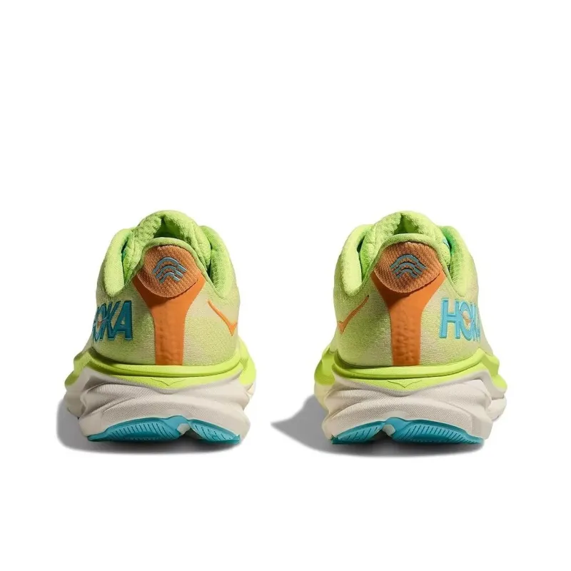 HOKA ONE ONE Clifton 9 Lettuce Solar Flare Women's-3