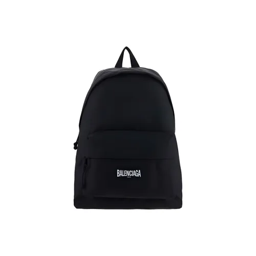 Balenciaga Polyester Backpack Men's Black