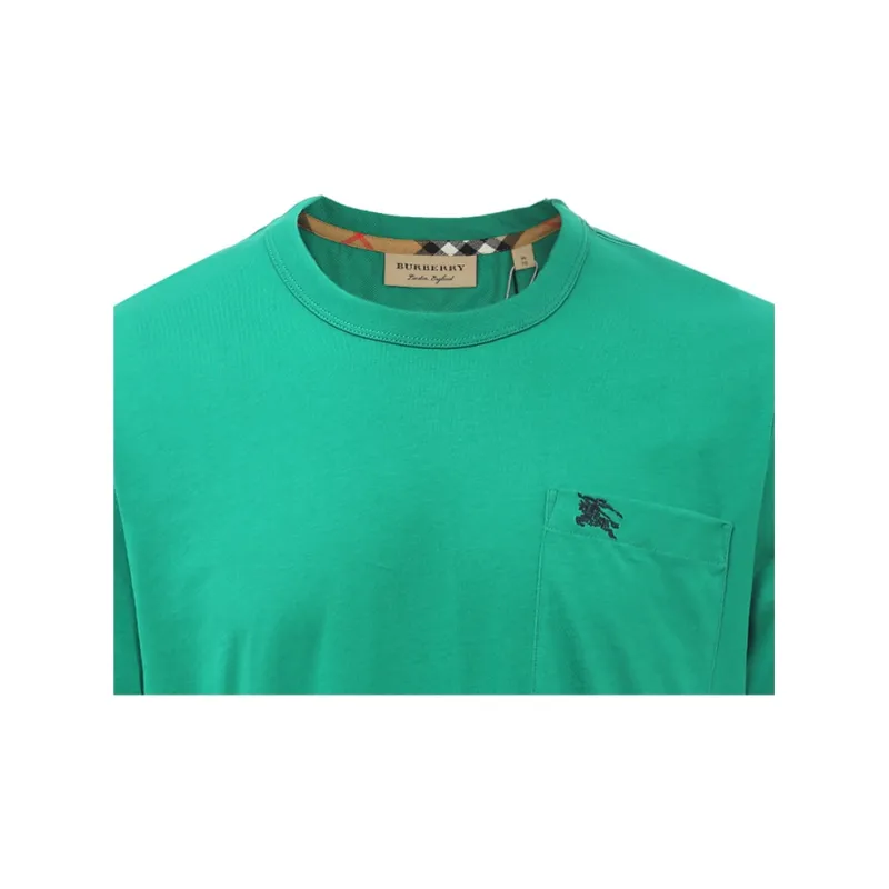 Burberry T Shirts Men Green-2