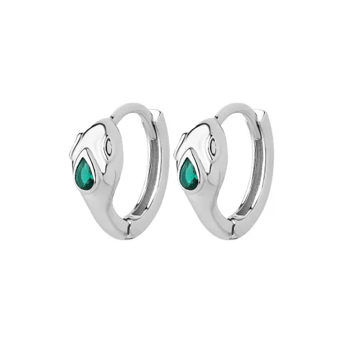 AITAO 999 Fine Silver Sterling Silver Hoop Earrings Unisex