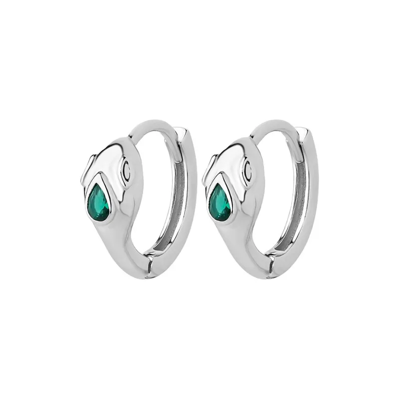 AITAO 999 Fine Silver Sterling Silver Hoop Earrings Unisex-0