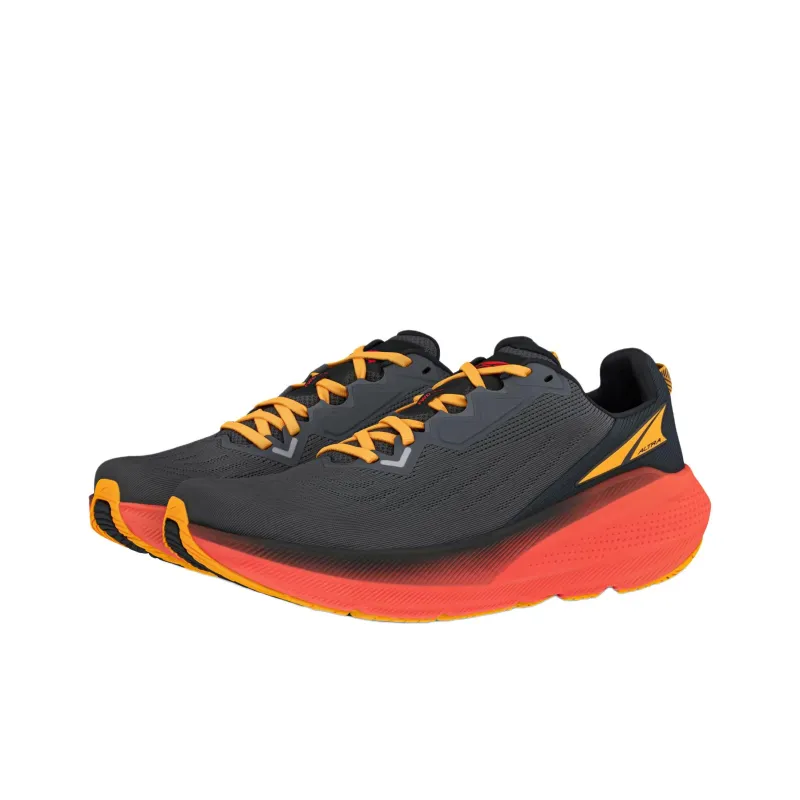 Altra Anti Slip And Wear Resistant Breathable Low Top Running Shoes Men's Black Orange-2