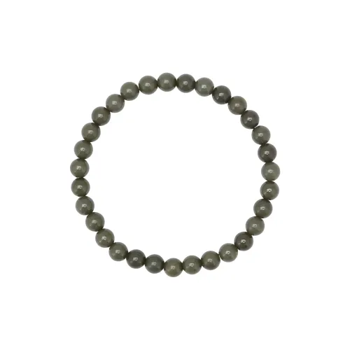 Listen To The Flowers Bloom Obsidian Jade Bracelets Mens
