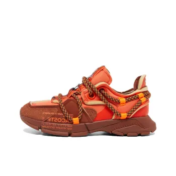 LACOSTE L003 Active Runway Slip Resistant Low Top Casual Shoes Men's Orange Brown