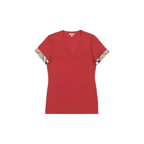 Burberry T-Shirts Women's Red
