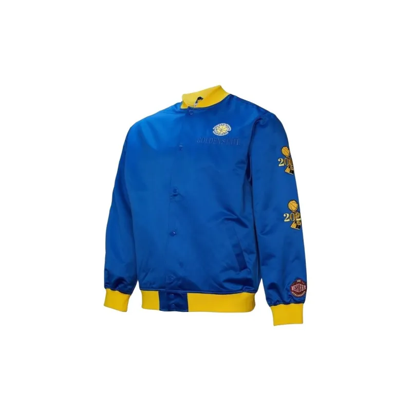 Mitchell & Ness Jacket Unisex Blue-1