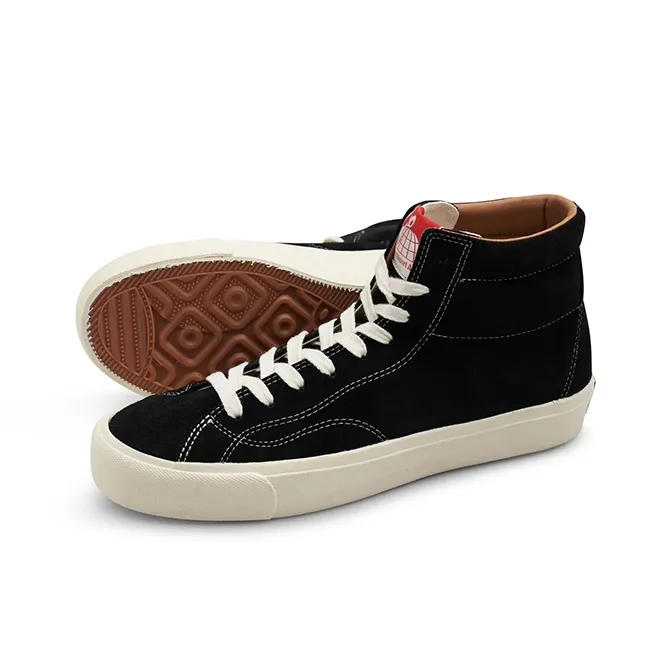 Last Resort AB Coverage Anti Slip And Wear Resistant High Top Skateboard Shoes Unisex Black White-2