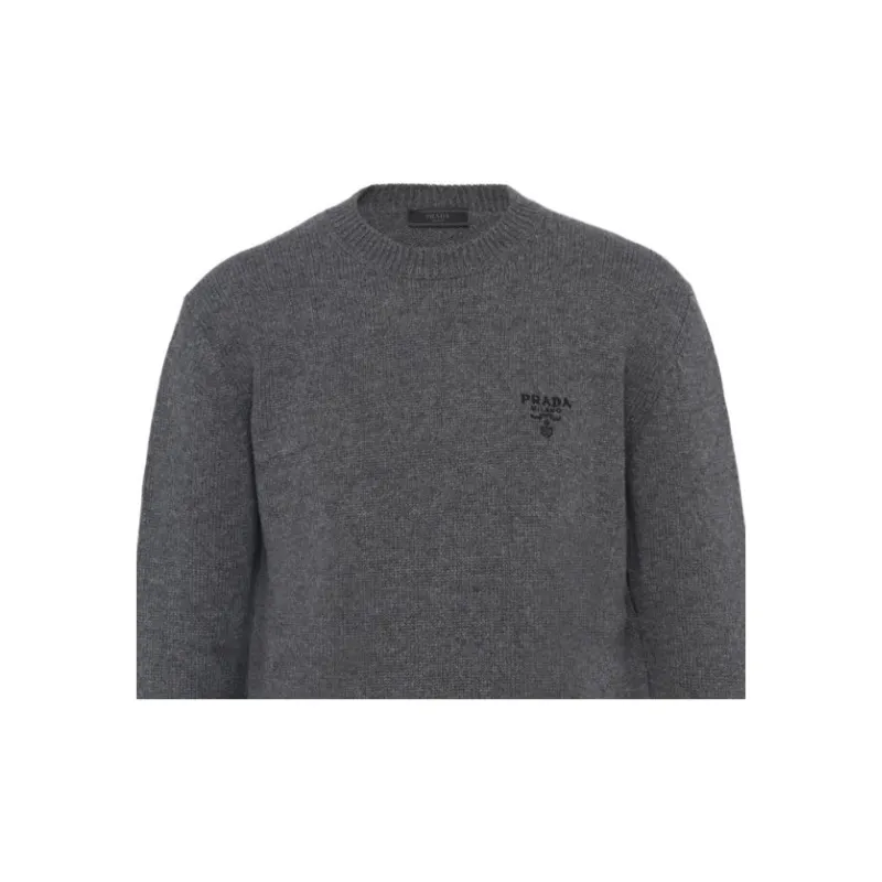 PRADA Sweaters Men Gray-3