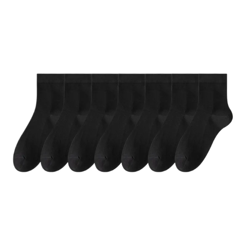Lan Miao Mid Calf Socks Men's 7 Pack-7