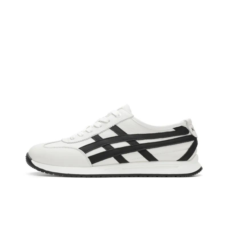 AOKANG Low Top Casual Shoes Men's White Black-0