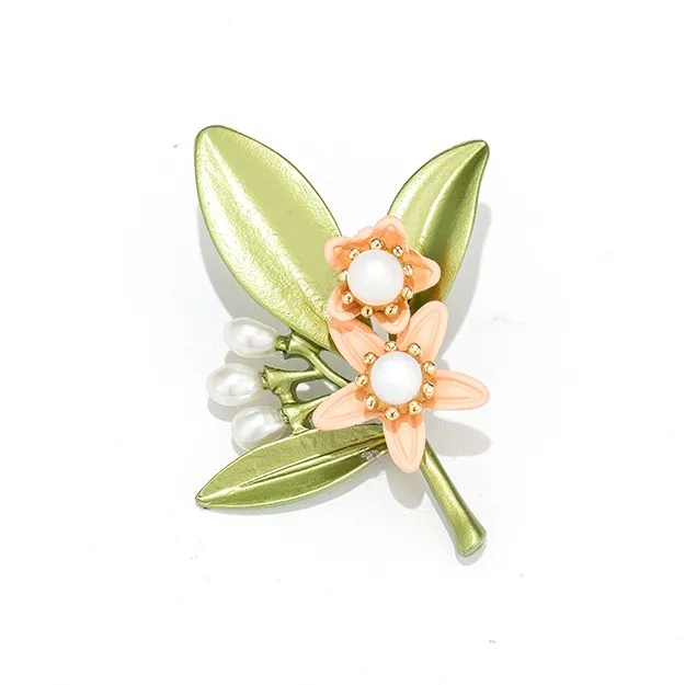 Mofei Freshwater Pearl Brooches Women's-0