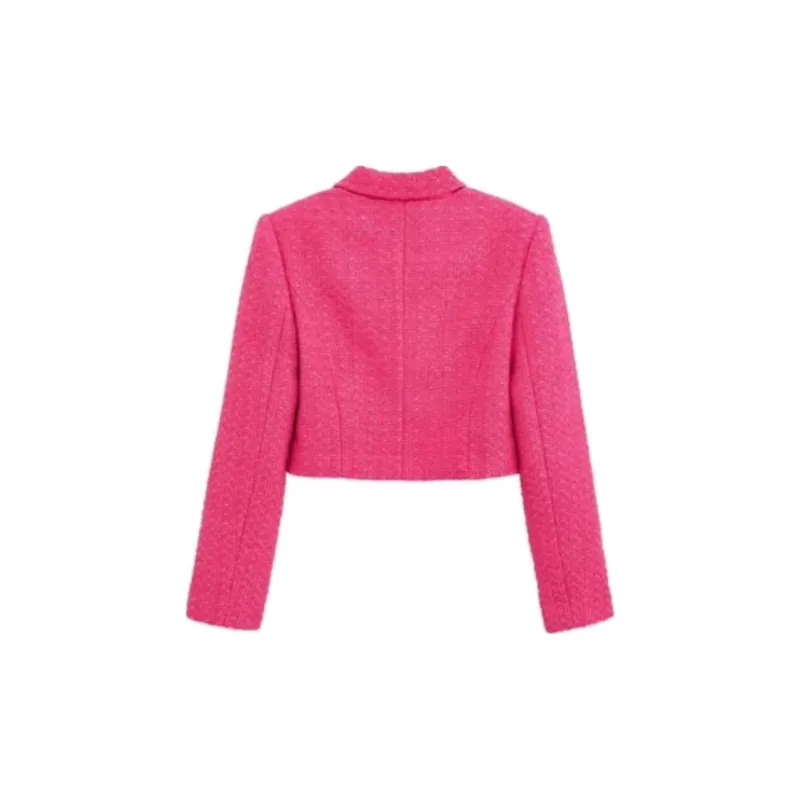 Bebe FW23 Jackets & Coats Women's Rose Red-1