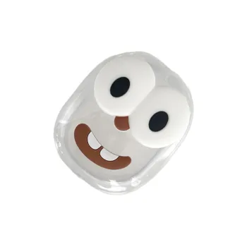 Baohuguang Compatible With AirPods Max TPU Ins Fun Cute 3D Effect Big Eye Expressions Headphone Set