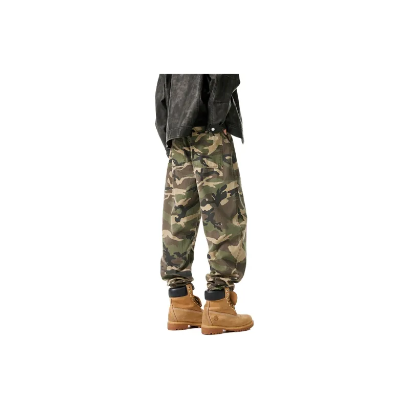 TIRED Cargo Pants Unisex Camouflage-1