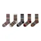 Men's Vintage Crew Socks F Set-5 Pack