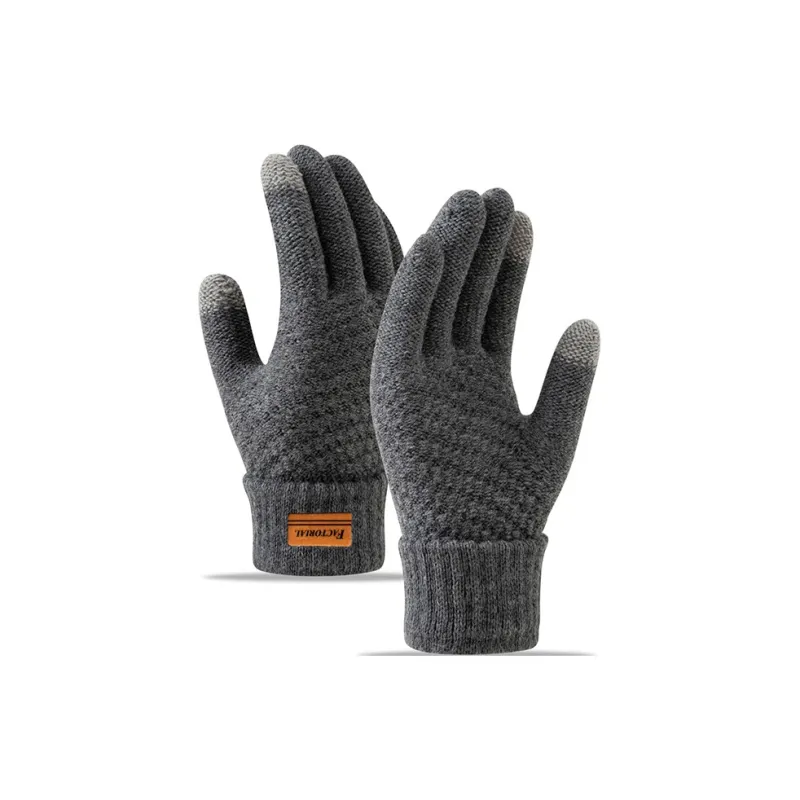 FACTORIAL Acrylic Knit Gloves Unisex-3