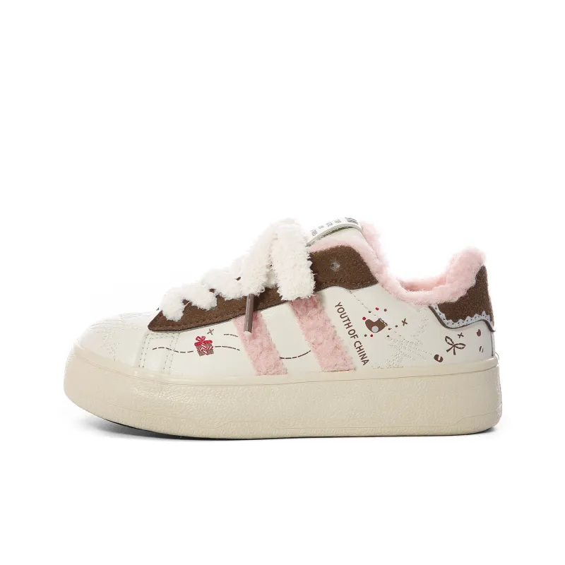 Lovely You Wear-resistant And Lightweight Low-Top Skateboard Shoes Women's-0