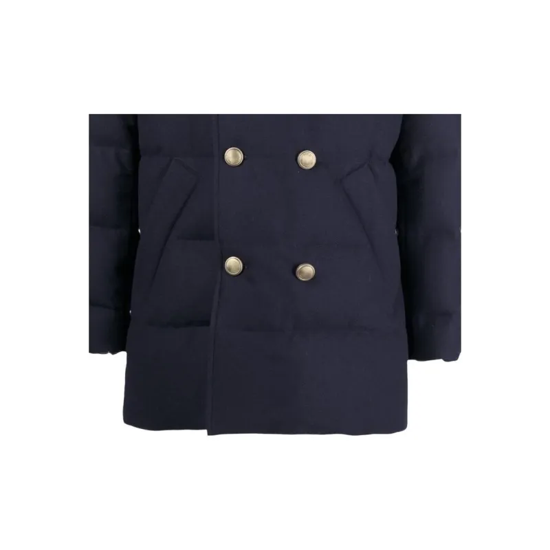 Brunello Cucinelli Jackets & Coats Men's Midnight Blue-5