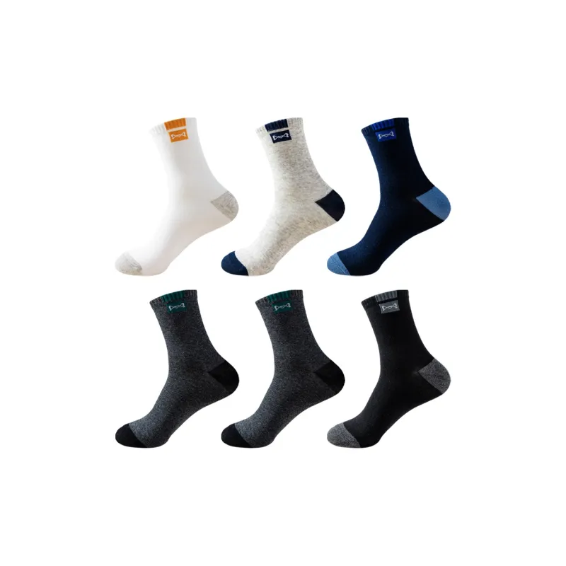 MIIOW Mid Calf Socks Unisex 6 Pack-2