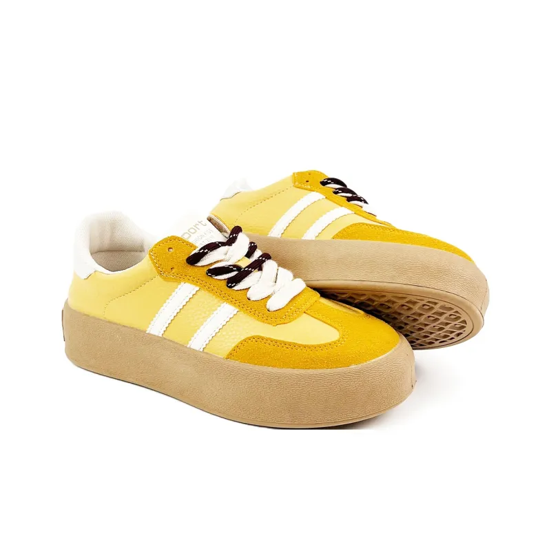 La Chapelle Campus White Sneakers Cushioning Lightweight Low-Top Skateboard Shoes Women's-2