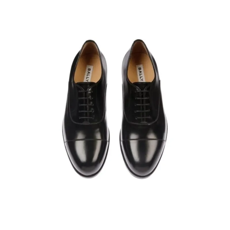 BALLY Dress Shoes Men Low Top Black-4