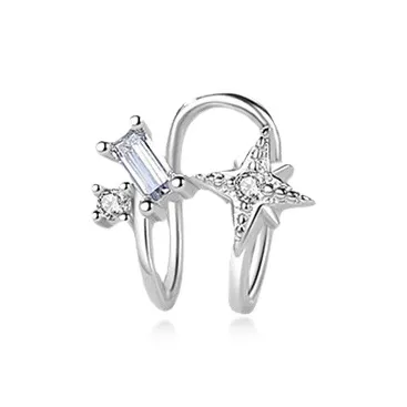 ROGA Alloy Clip On Earrings Women's-0