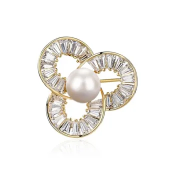 Mofei Freshwater Pearl Brooches Women's